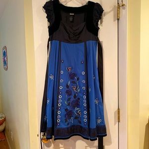 Unique, Beautiful embroidered Anthropologie dress
